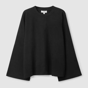 COS RELAXED-FIT FLARED SLEEVE T-SHIRT